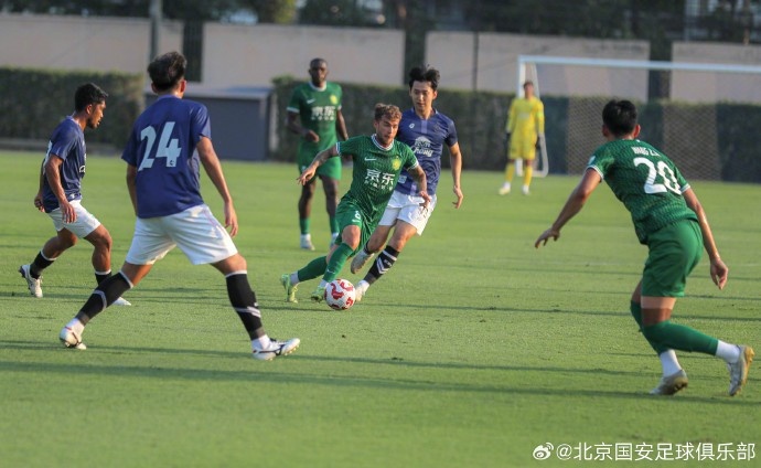 教學賽：北京國安1-1拉查武裏 曹永競助攻法比奧得分 ​​​