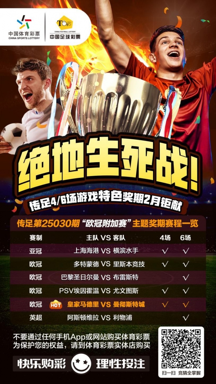 絕地生死戰！傳足特色獎期第25030期聚焦歐冠附加賽