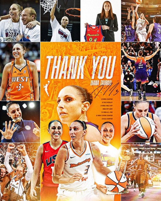 傳奇落幕！WNBA巨星陶樂西宣布退役 結束20年職業生涯