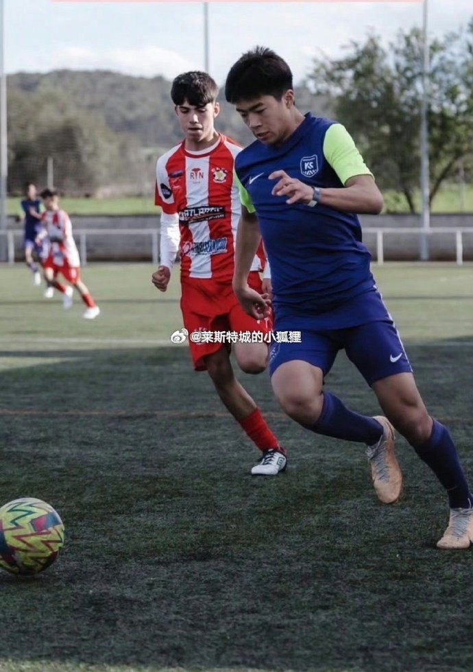 效力巴達洛納U16的中國球員汪修昊，入選西班牙加泰羅尼亞大區隊