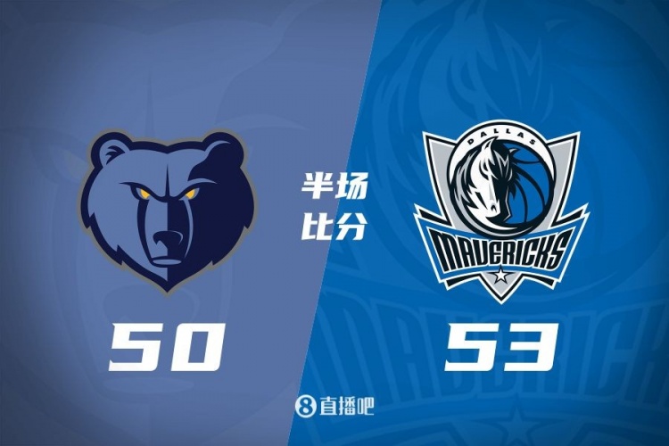 半場戰報-殘陣獨行俠領先灰熊3分 克裏斯蒂7中1 莫蘭特13中3